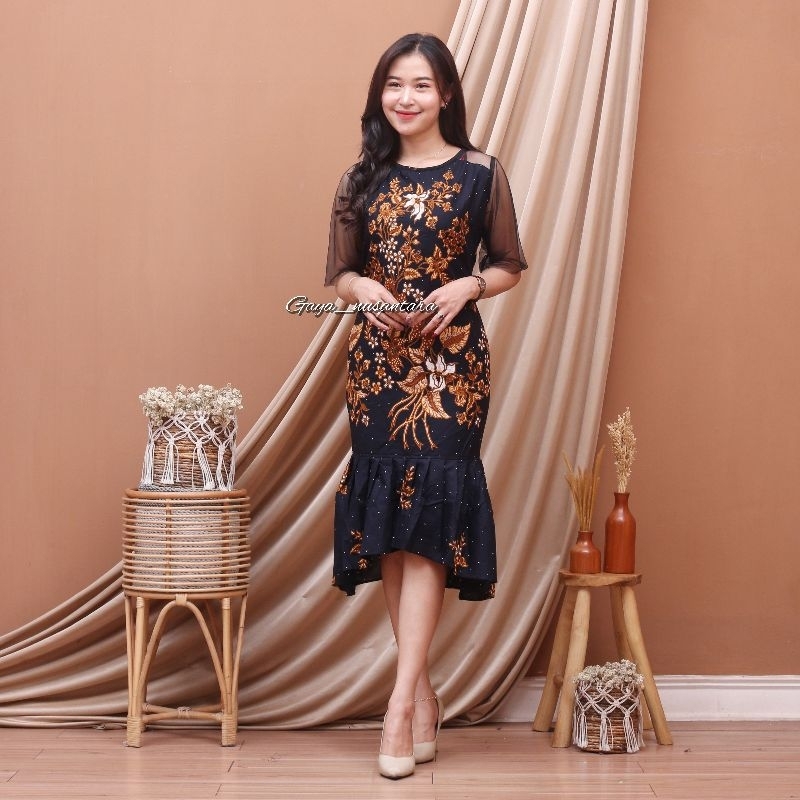 Beli dress outlet batik modern