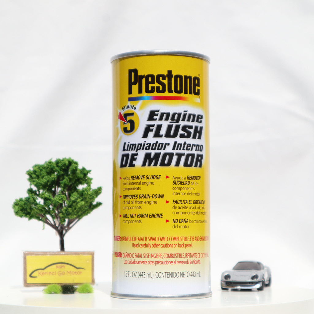 Jual Prestone Engine Flush 443ml Cairan Pembersih Perontok Penguras Oil