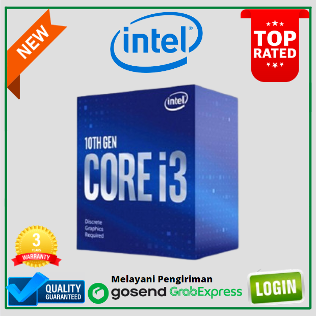 Jual Intel Core i3 10100F 3.6Ghz Up To 4.3Ghz - Socket LGA 1200 ...