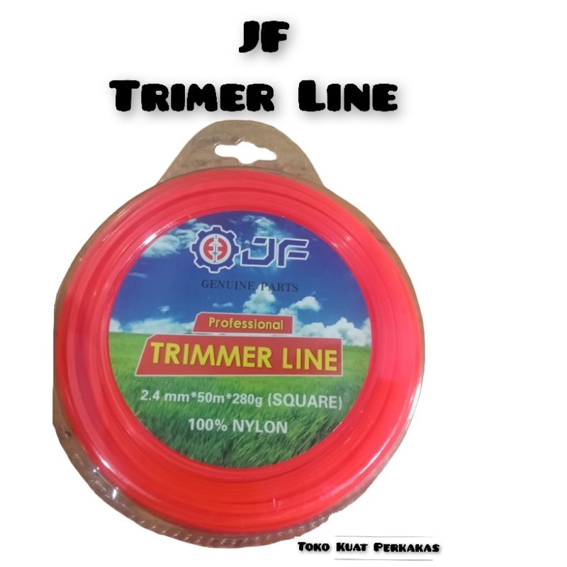 Jual JF senar nylon potong rumput trimmer line 50mt x 2.4mm