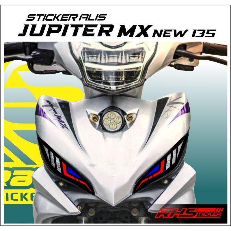 Jual stiker alis Jupiter Mx New 135 (kanan/kiri) mdl bird | Shopee