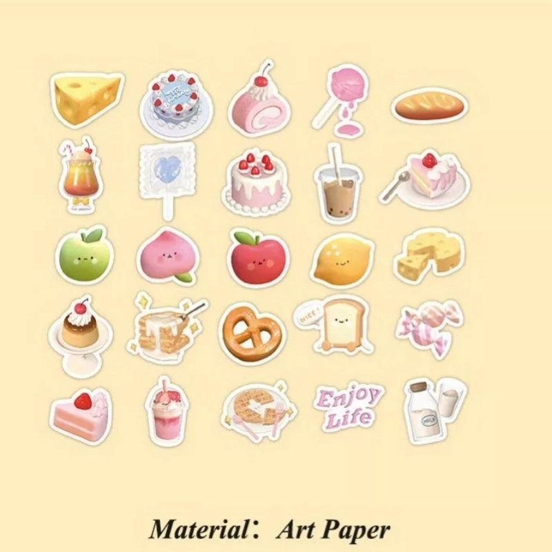 Jual Stiker Cotton Candy series manis imut lucu | Shopee Indonesia