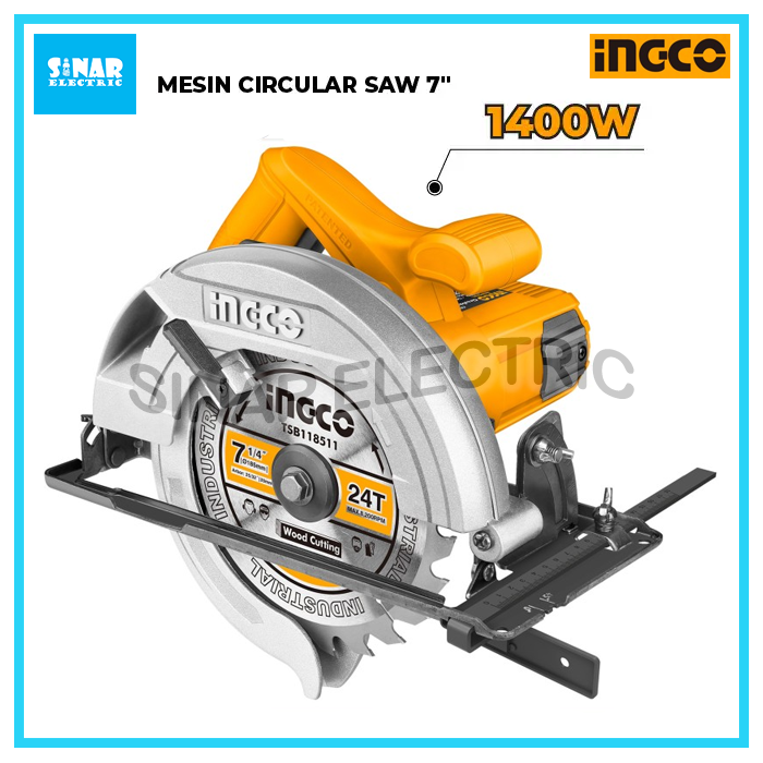 Jual Mesin Potong Kayu Gergaji Belah Circular Saw Inch Ingco