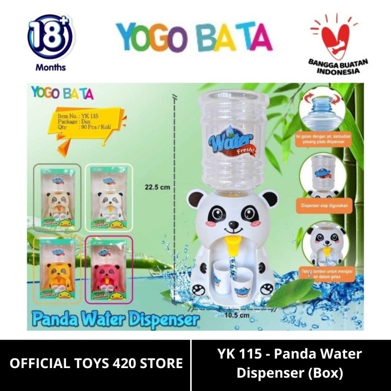 Jual 420TOYS - Mainan Anak Galon Mini Karakter Water Dispenser (Box) YK115-116-117-118  | Shopee Indonesia