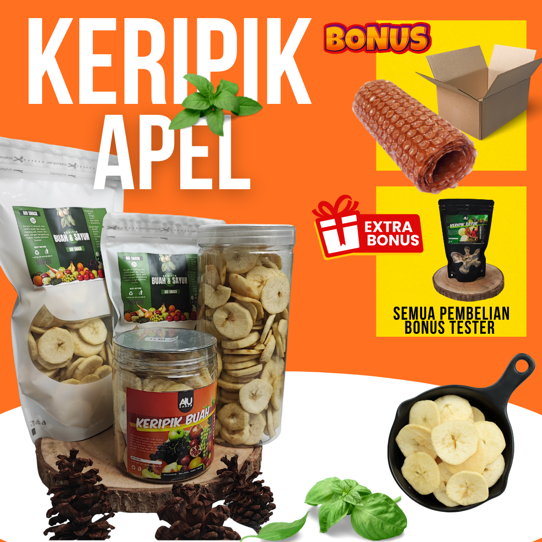 Jual Keripik Kripik Buah Apel Fruit Chips Keripik Buah Khas Malang