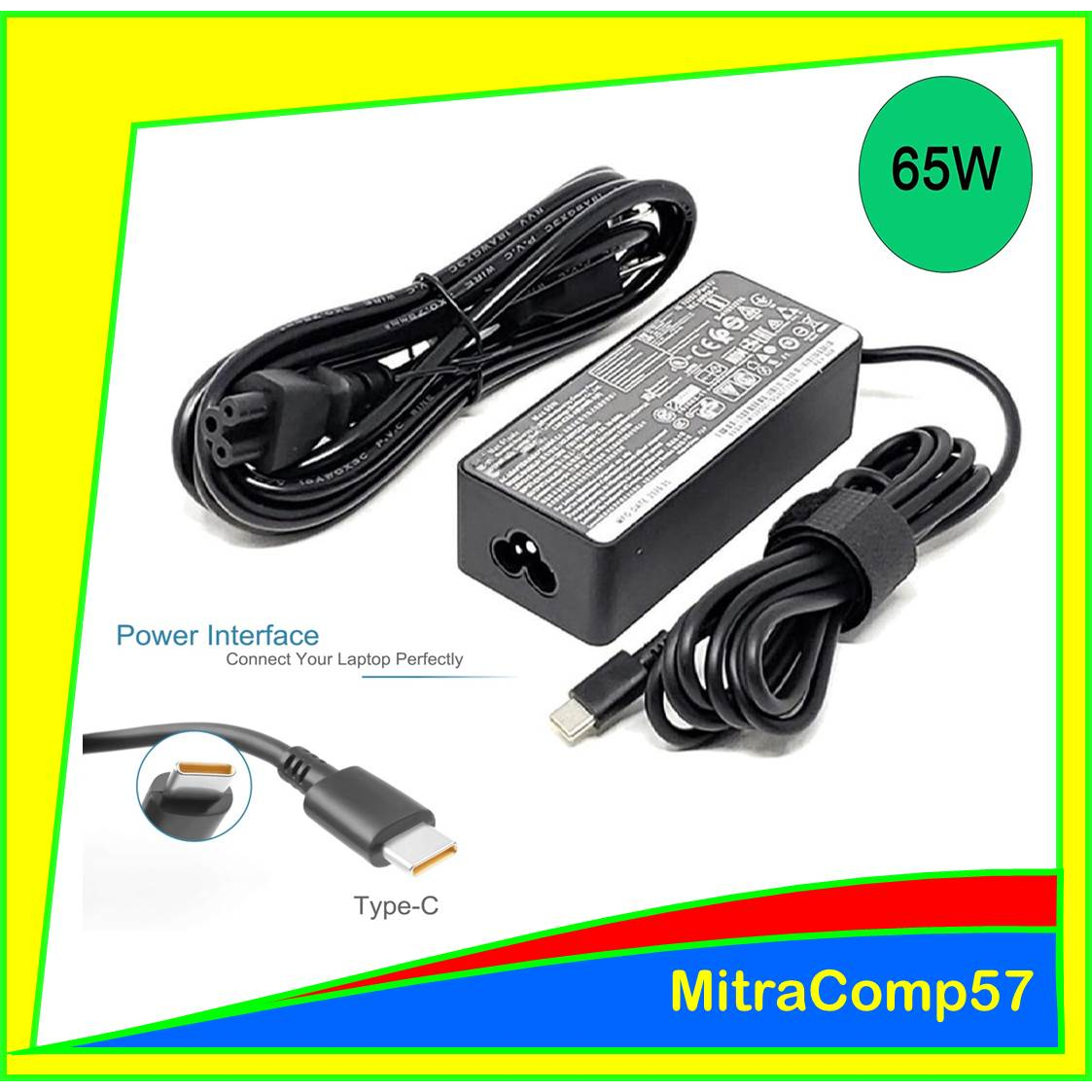 Replacement Laptop Charger For Lenovo Yoga 900S - UK Plug Adapter, 40W, 20V 2A