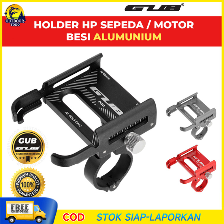 Jual Phone Holder Sepeda Motor Gub P Gub P Original Phone Holder