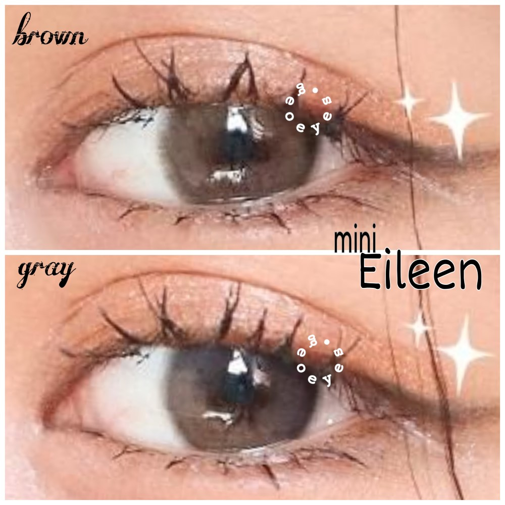 Jual Softlens Kitty Kawaii Mini Eileen - Warna Gray dan Brown | Shopee