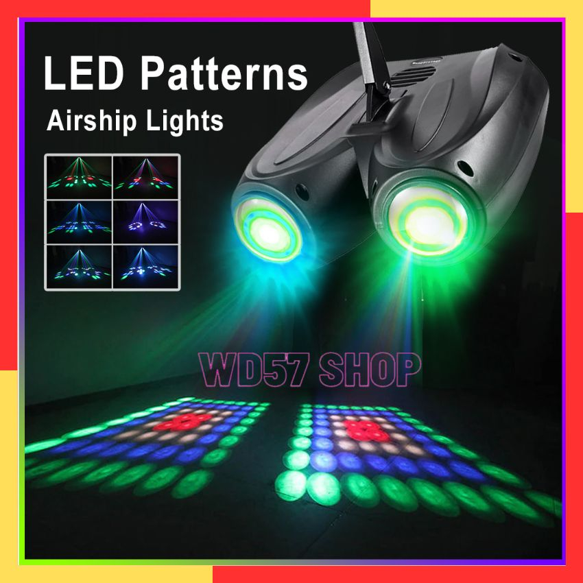 Jual Lampu Disco LED Proyektor Sorot Tembak RGB Light Pola Warna Warni ...