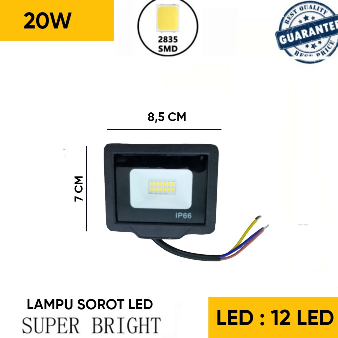 Jual Lampu Sorot Led 20w 30w 50w 100w 200w 400w Lampu Outdoor Super