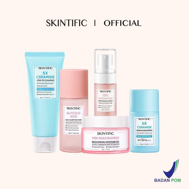 Jual Skintific Glowing Set Bpom 100 Original Shopee Indonesia