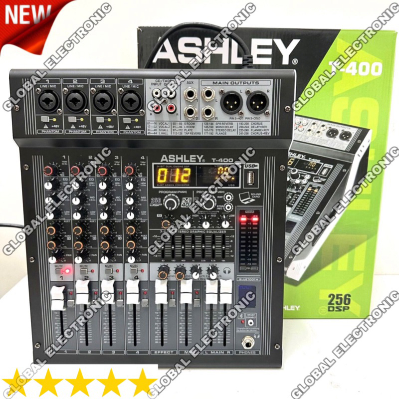 Jual Power Mixer Ashley T400 , M 6000 , CR 6000 Original 4 Channel