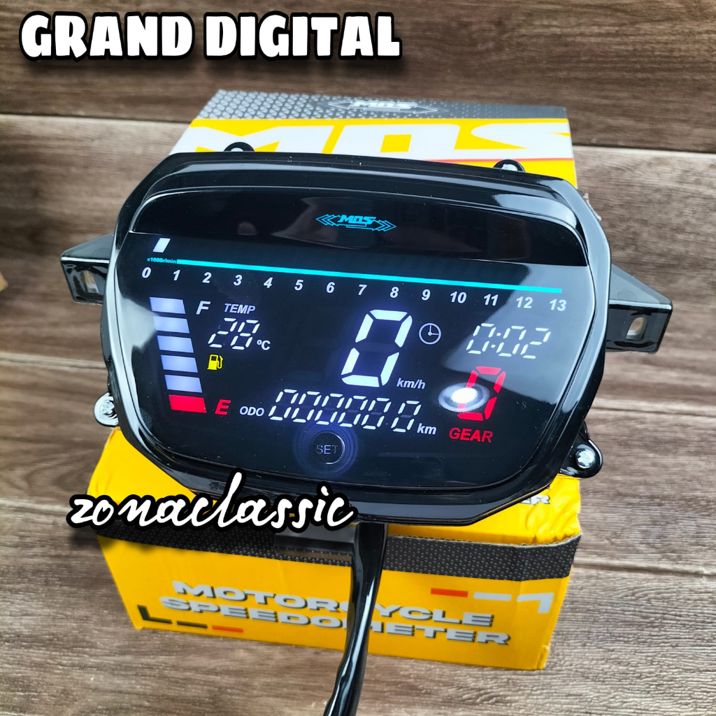 Jual Speedometer Digital Grand import Spidometer Spido Astrea Legenda MOS Shopee Indonesia