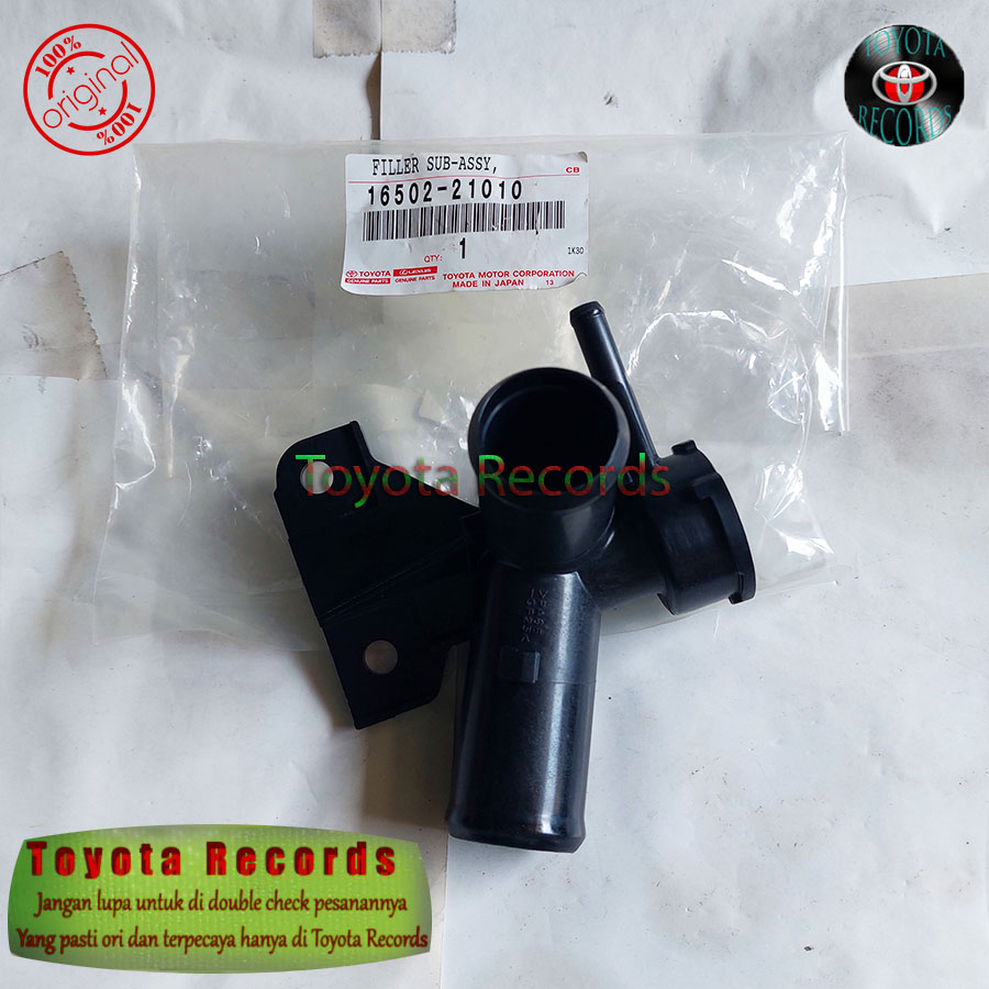 Jual Filler Pipa Air Bypass Radiator Yaris IST Original Toyota 16502 ...