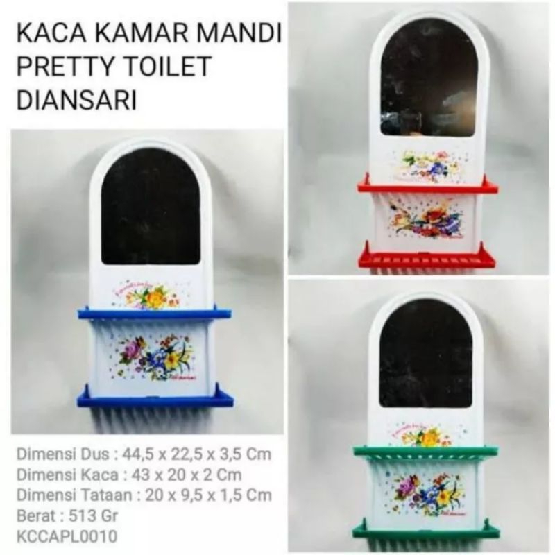 Jual Kaca Cermin Kamar Mandi Toilet Cermin Preety Diansari Shopee Indonesia