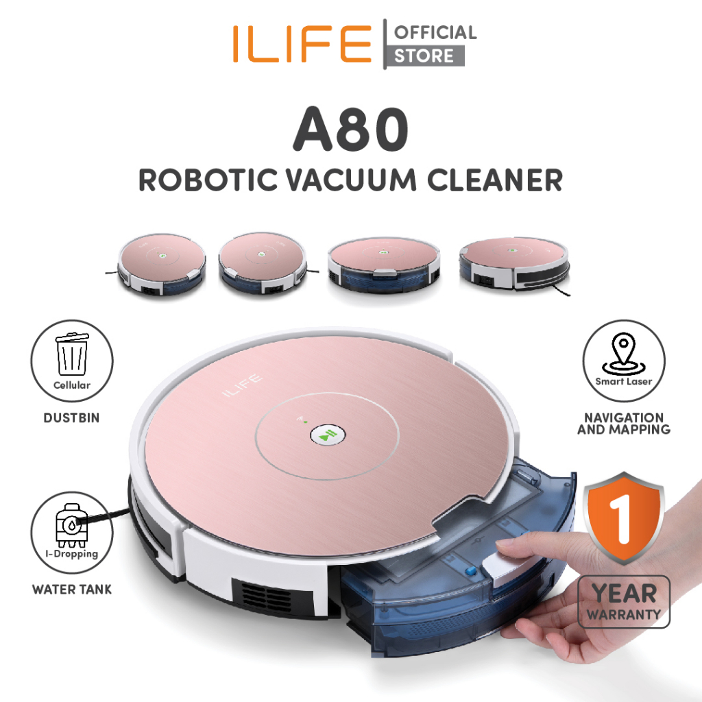 Jual iLife A80 Plus Vacuum Cleaner Otomatis/Robot Cleaner dengan remote control/Vacuum Cleaner