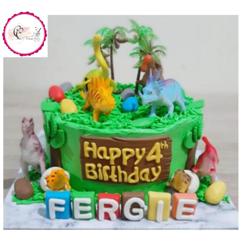 Jual Kue Ulang Tahun Dinosaurus / Dinosaurus Cake / Kue Ultah
