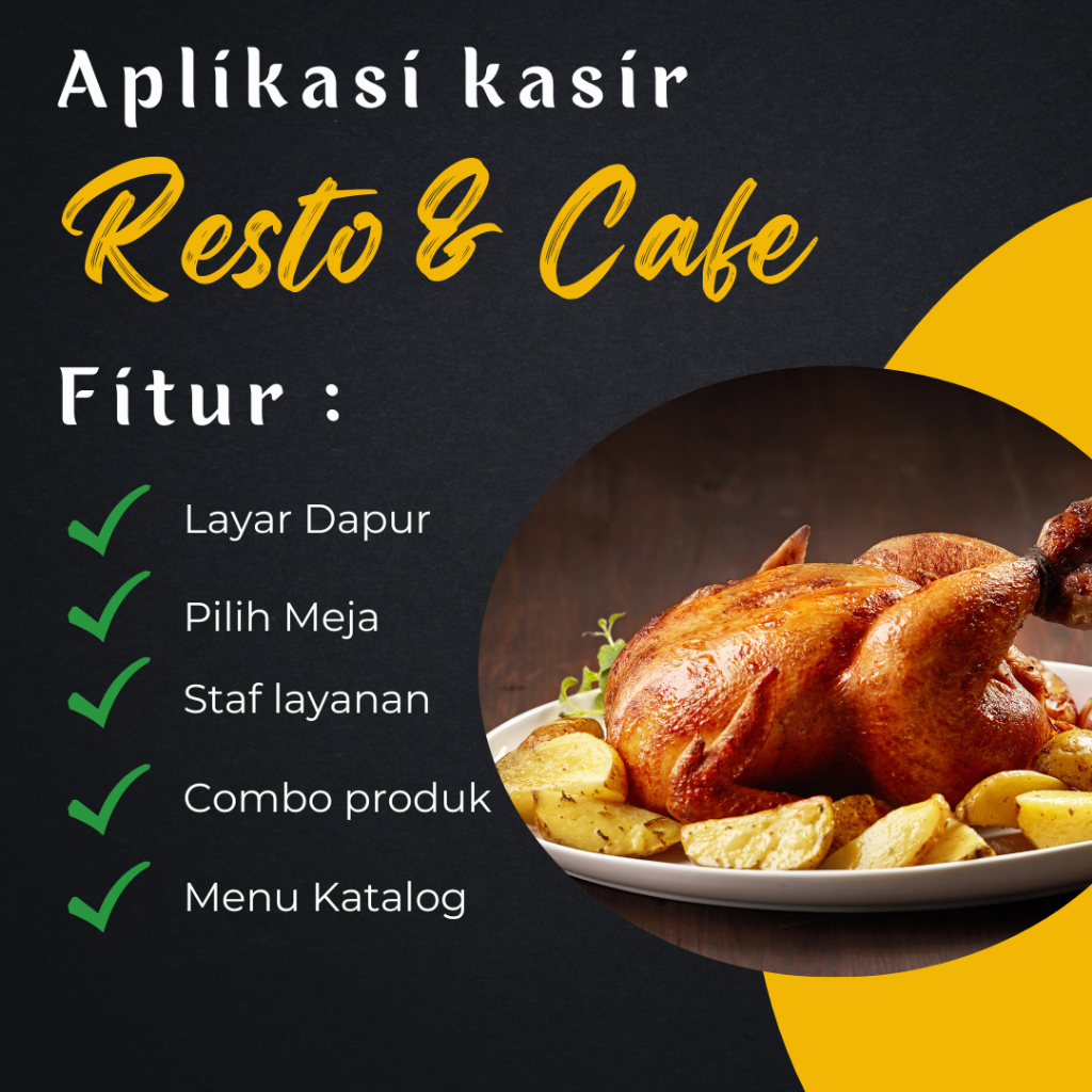 Jual Aplikasi Kasir Restoran Software Kasir Cafe Fitur Kitchen Screen Meja Dan Booking 1950