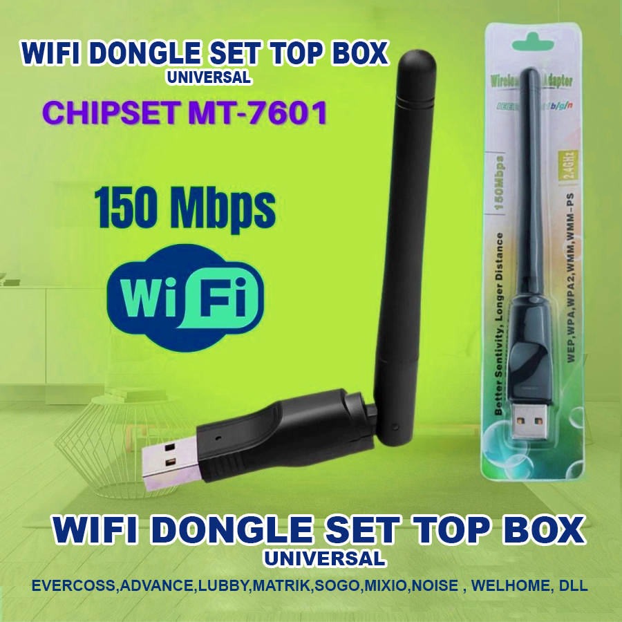 Dongle Wifi Set top box Matrix , lubby, evercoss,Advance, noise, dll.