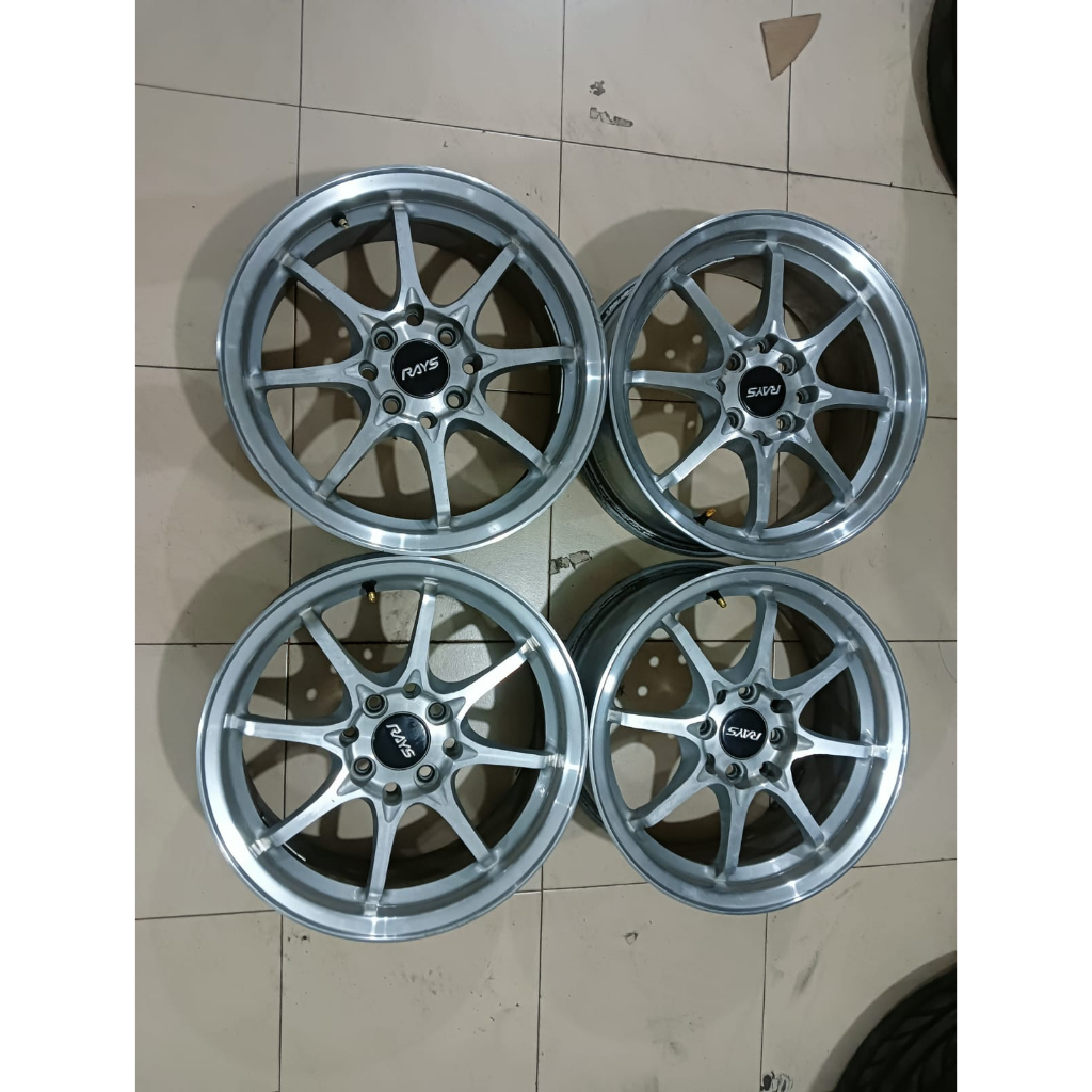 Jual VELG MOBIL RACING RAYS R15X6,5 PCD 4X100, 4X114 BRIO AGYA AYLA ...
