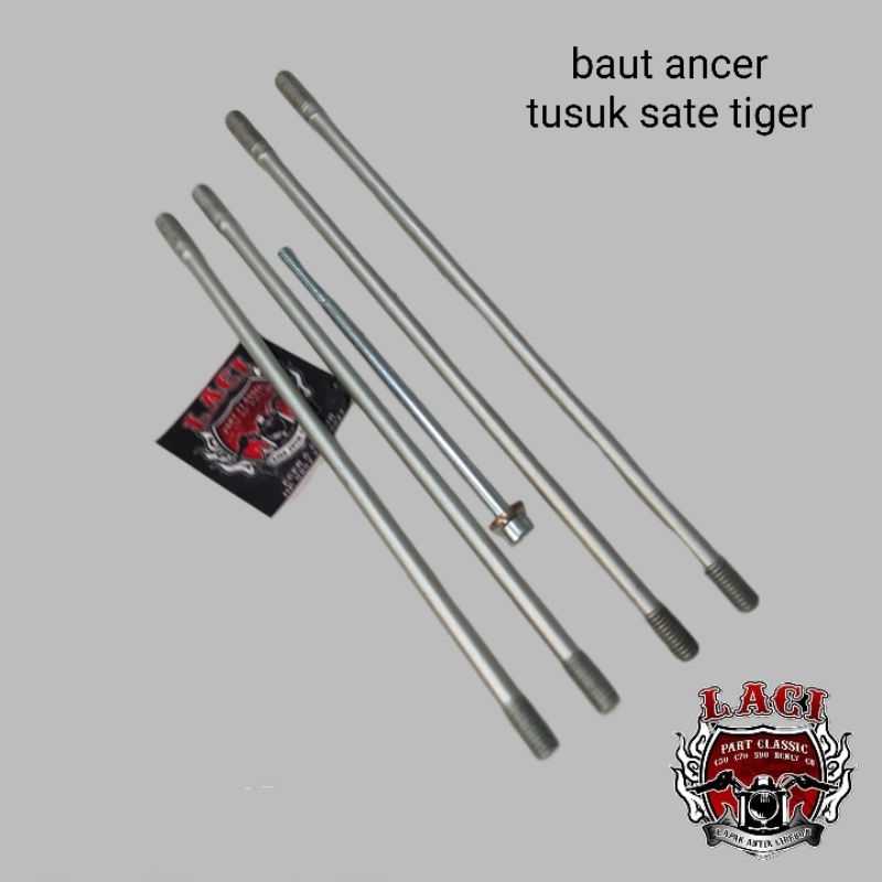 Jual Baut Baud Tiang Ancer Tiger Set Baut Sunduk Sate Tiger Impor