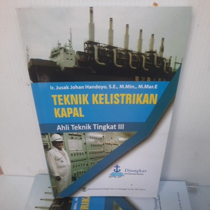 Jual TEKNIK KELISTRIKAN KAPAL Ahli Teknik Tingkat Lll Shopee Indonesia