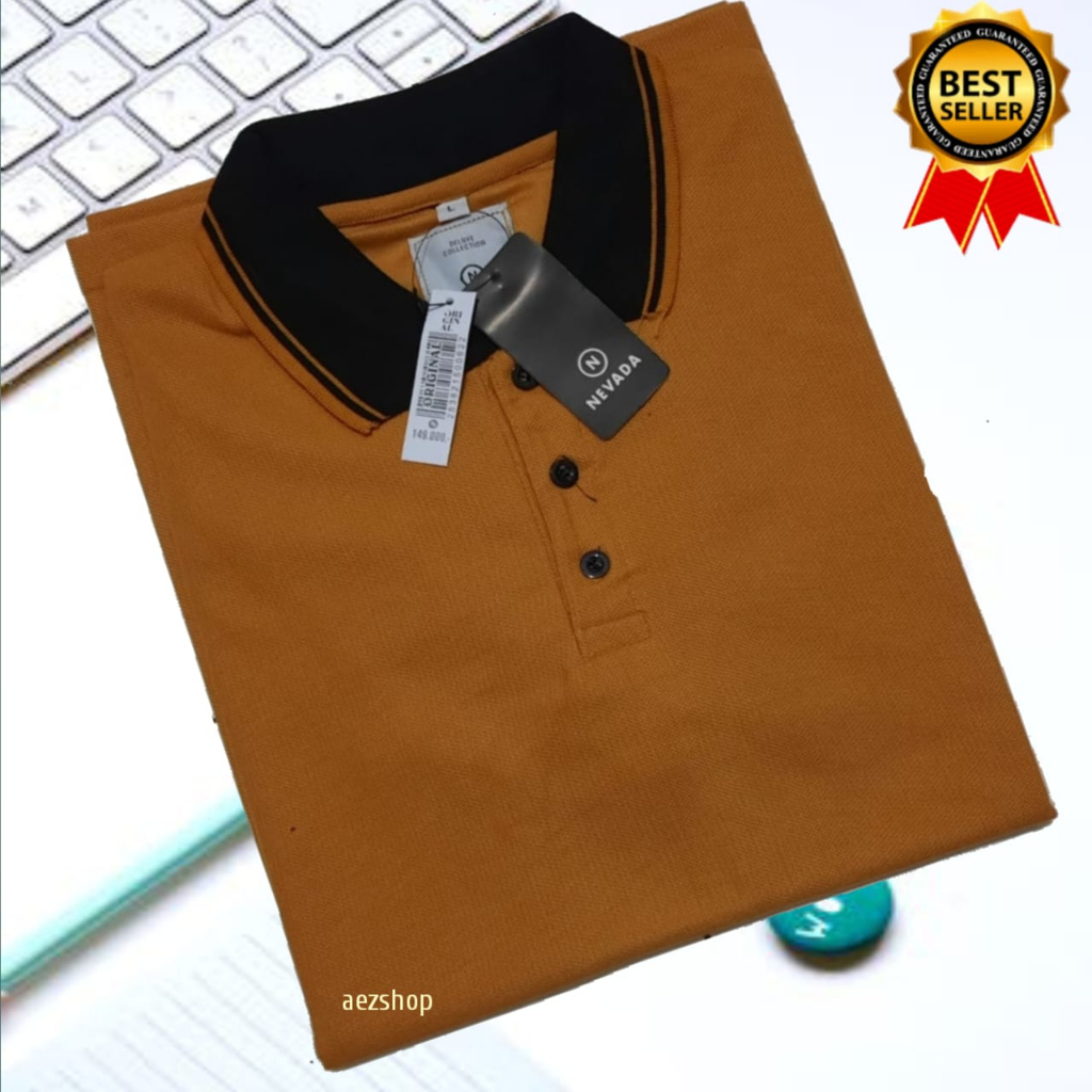 Jual Kaos kerah polos pria dewasa lengan pendek terbaru // jahitan kaos ...