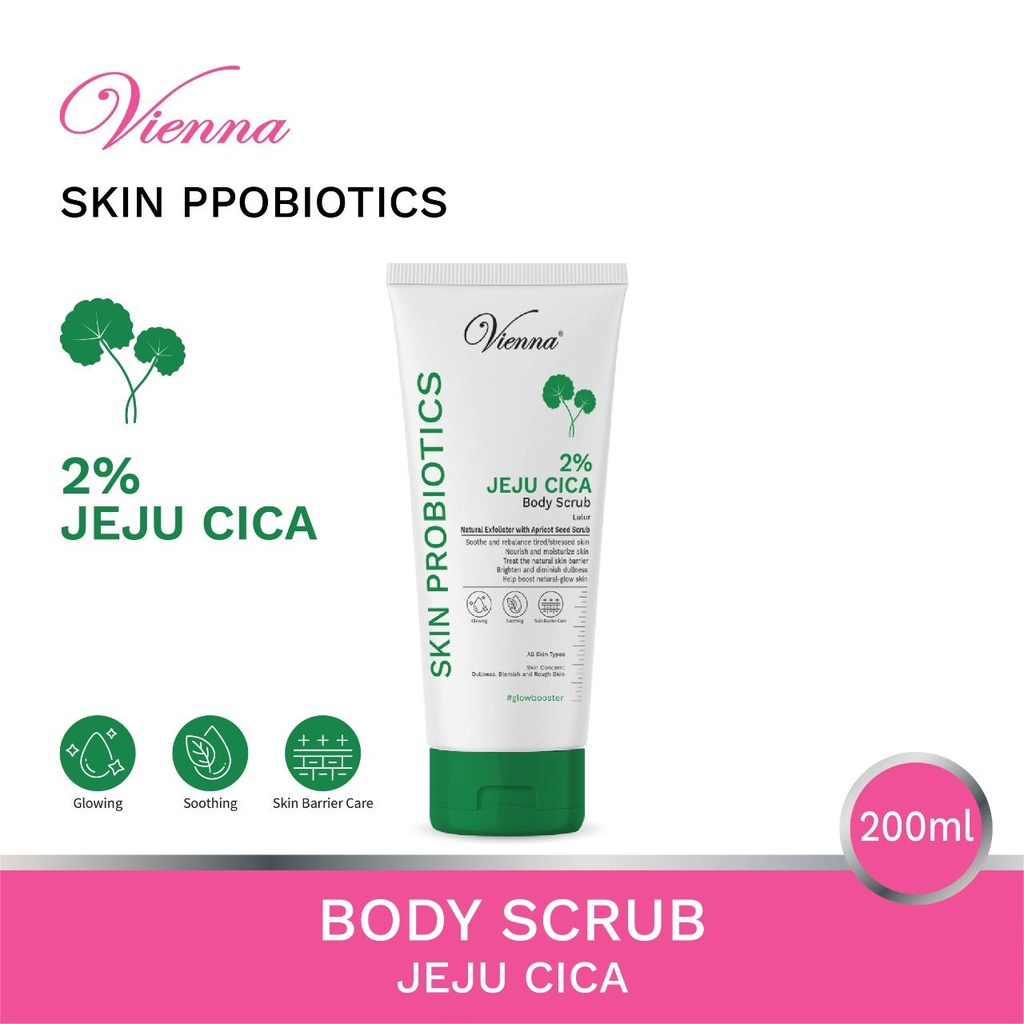 Jual VIENNA SKIN PROBIOTICS JEJU CICA 2 BODY SCRUB 200 ml Shopee