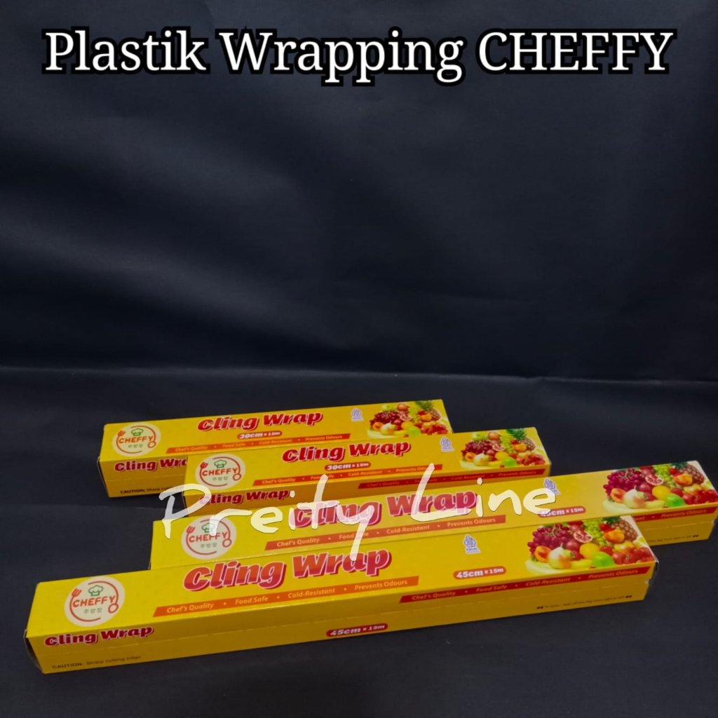 Jual Cling Wrap CHEFFY 30cm x 15meter - Food Plastik Wrapping | Shopee ...