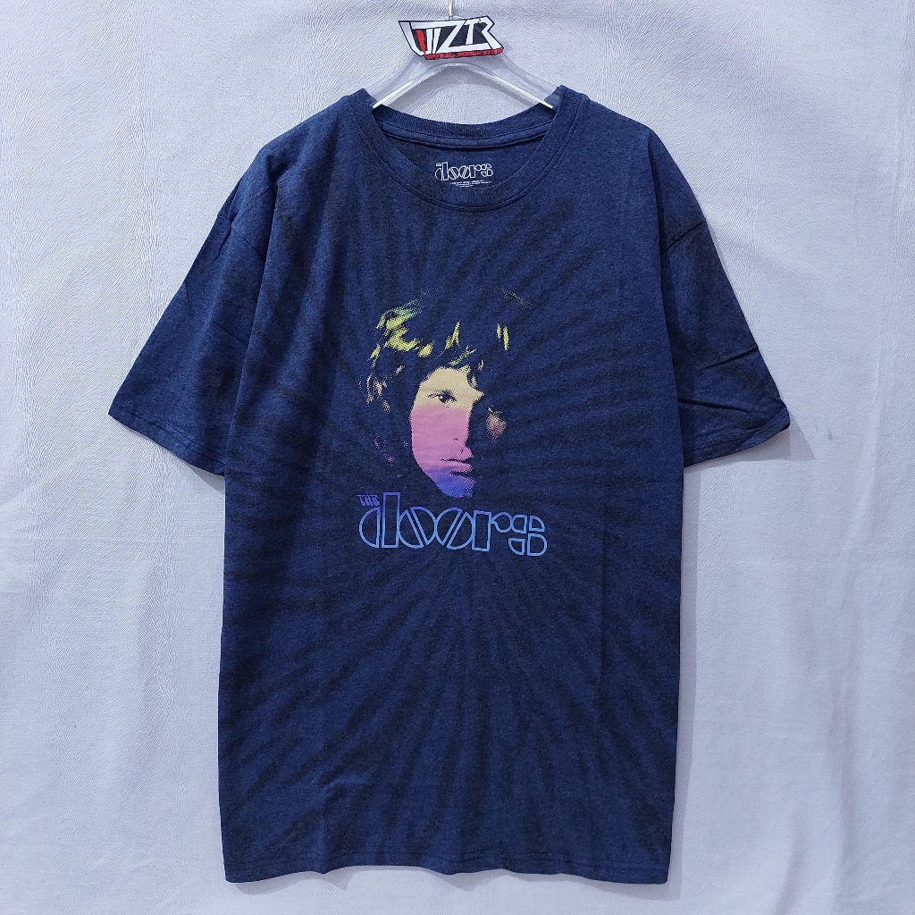 Jual T Shirt Band Official THE DOORS JIM HALFTONE GRADIENT Tie Dye