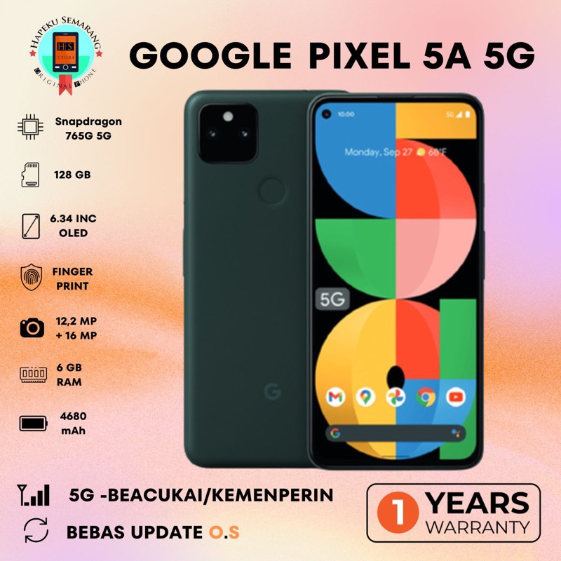 Jual Pixel 5A Terlengkap & Harga Terbaru Maret 2024 | Shopee Indonesia