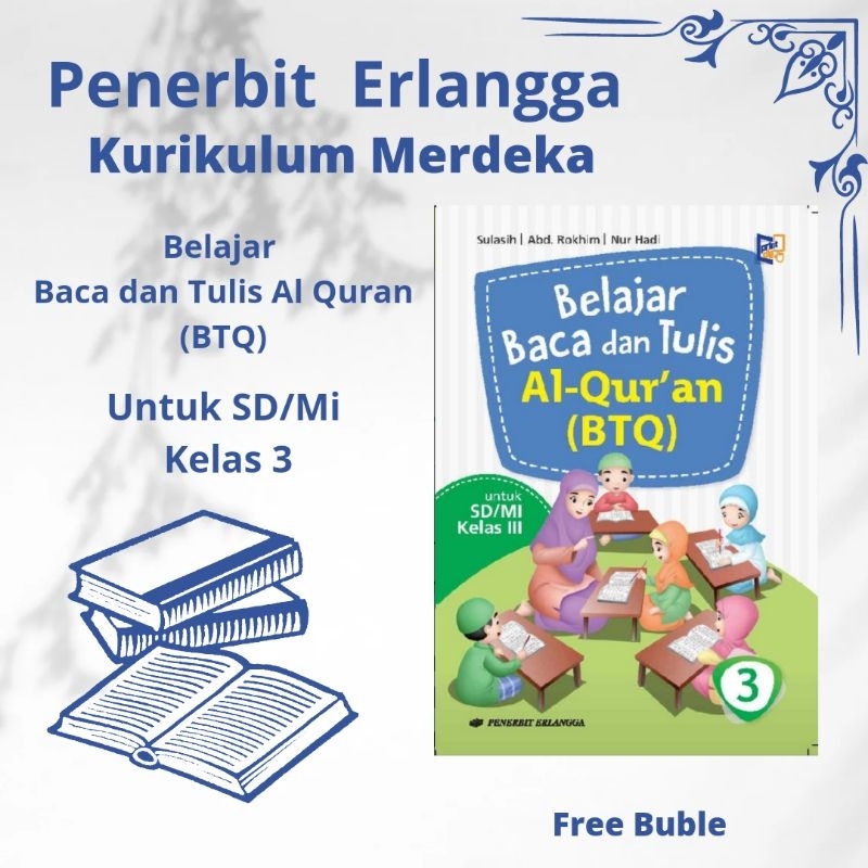 Jual Btq Kelas Penilaian Belajar Baca Dan Tulis Al Quran Sd Mi Kelas