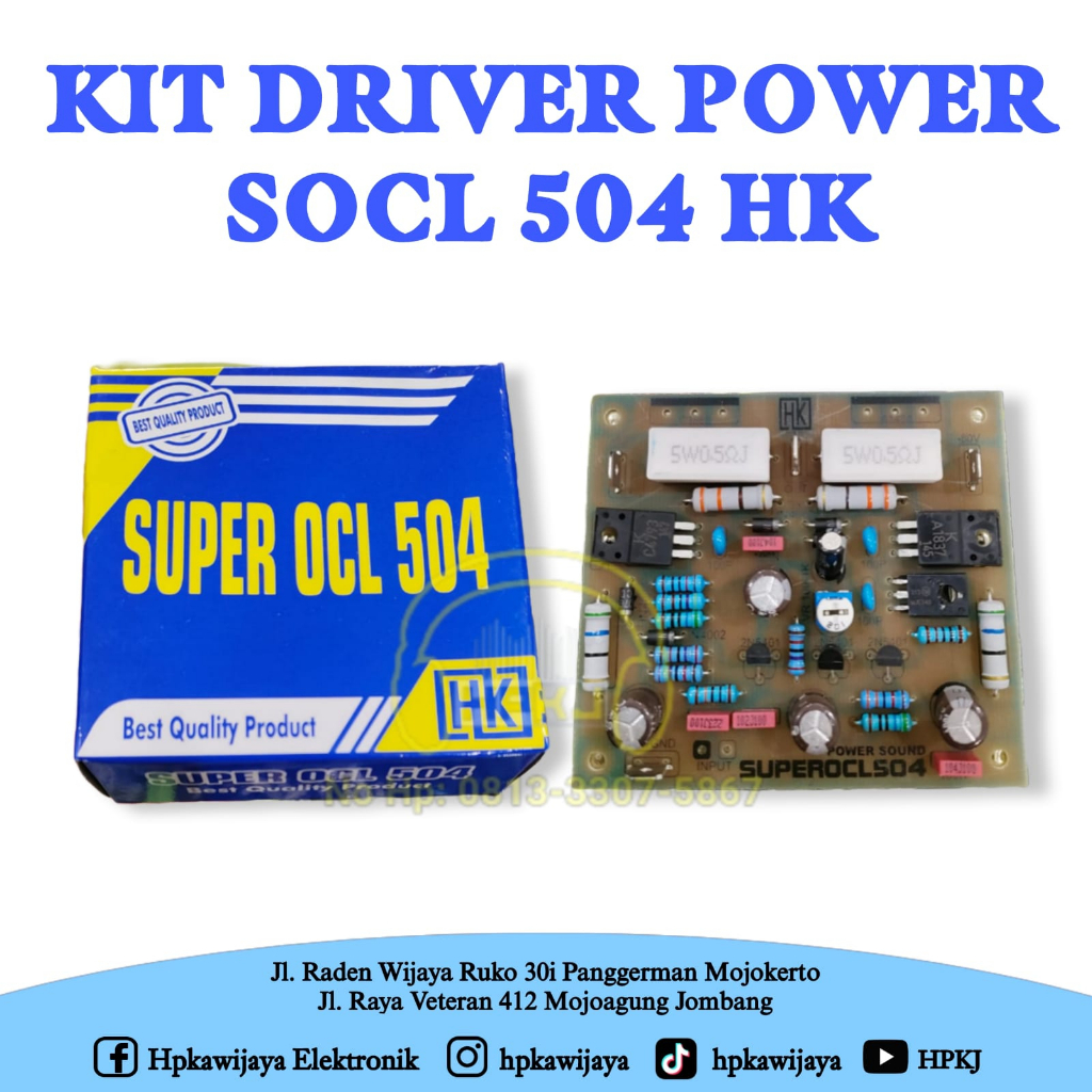 Jual KIT SUPER OCL 504 kit driver socl 504 HK pcb fiber | Shopee Indonesia