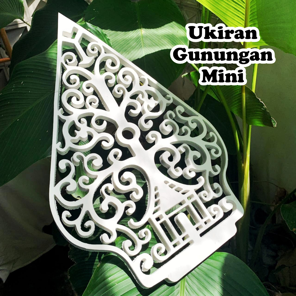 Jual Wayang Kulit DEkorasi Gunungan Wayang Bahan Spon Eva Backdrop ...