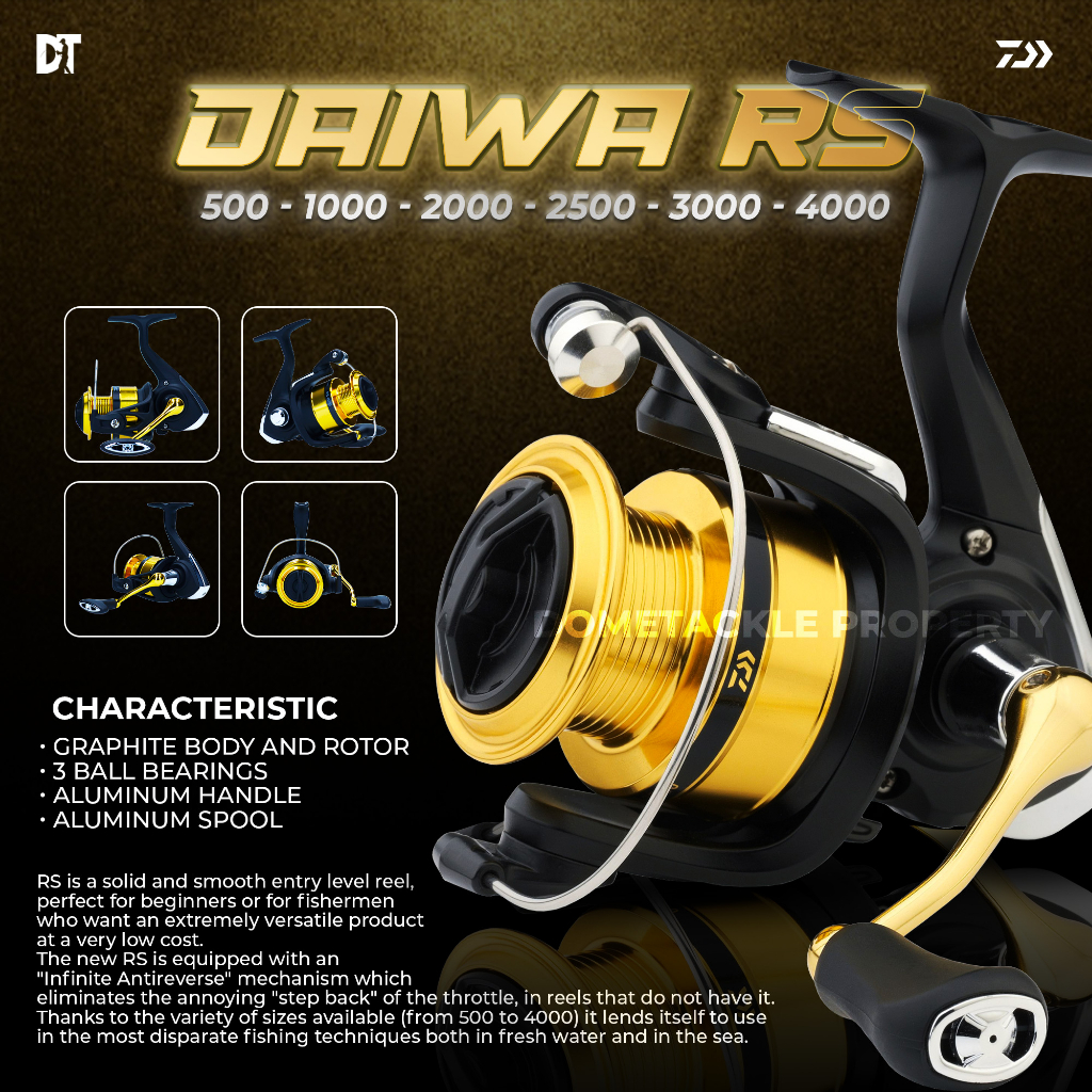 2023 Original DAIWA RS 500 1000-C 2000 2500 3000-C 4000 3+1BB 5.2