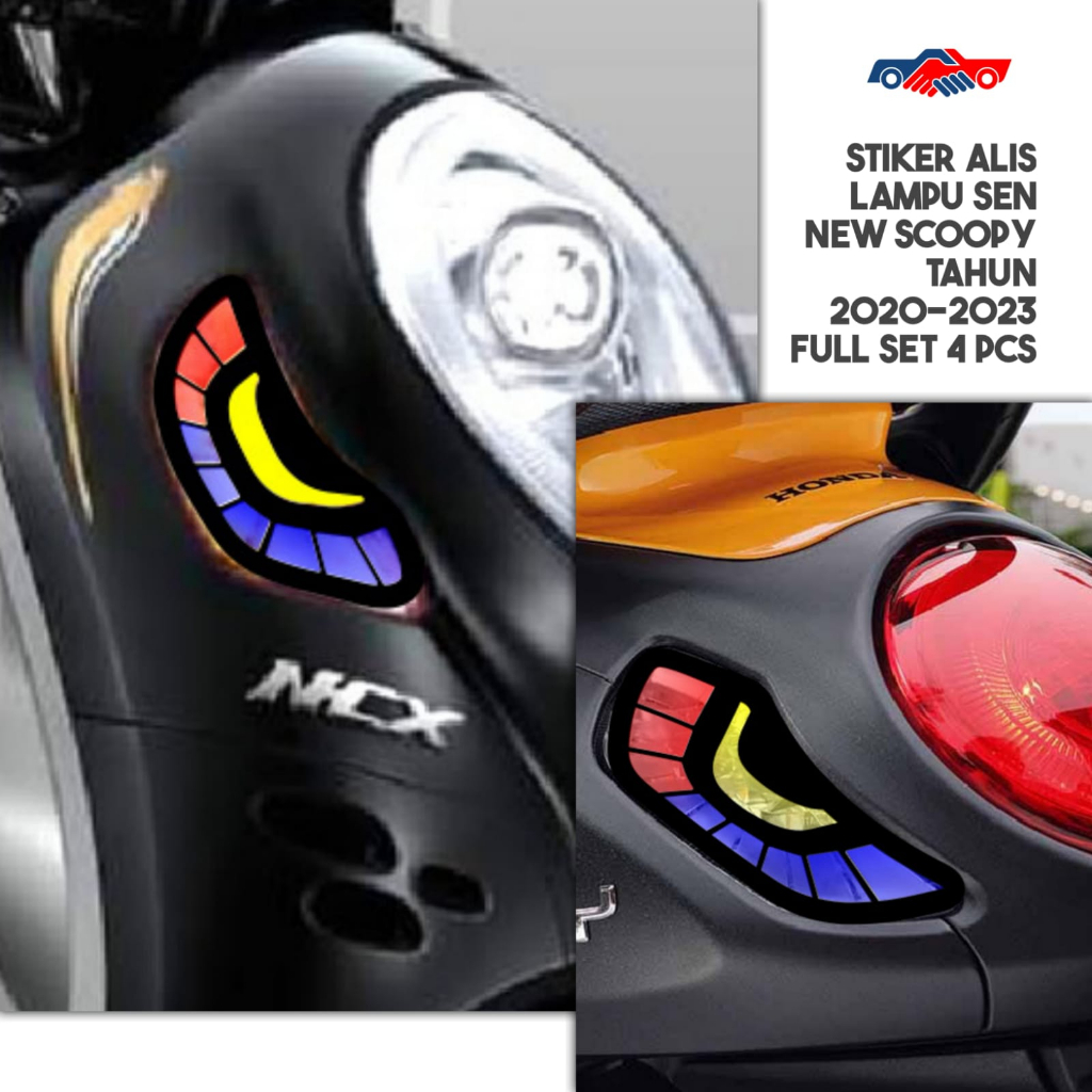 Jual Stiker Variasi Lampu Sein New Scoopy Tahun Shopee