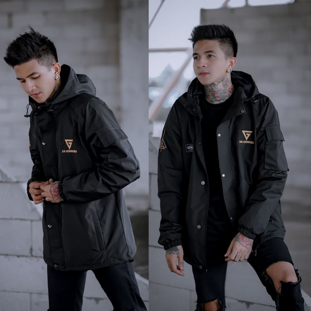 Jual Jaket Parasut Casual Pria Bordir Premium Distro - Jacket Waterpoof ...