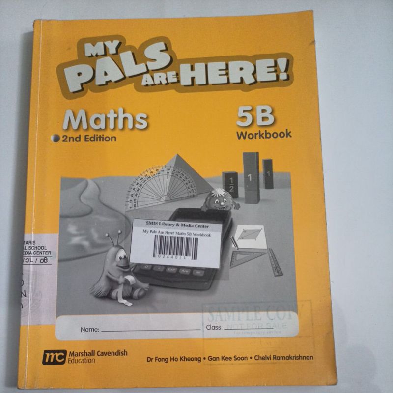 Jual Buku My Pals Are Here Maths 5B Workbook ( 2nd Edition ) | Shopee ...