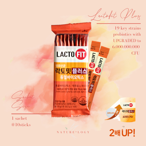 Jual Lacto Fit 19 Plus 1 Sachet 10sticks Korea Probiotik Lactofit Shopee Indonesia