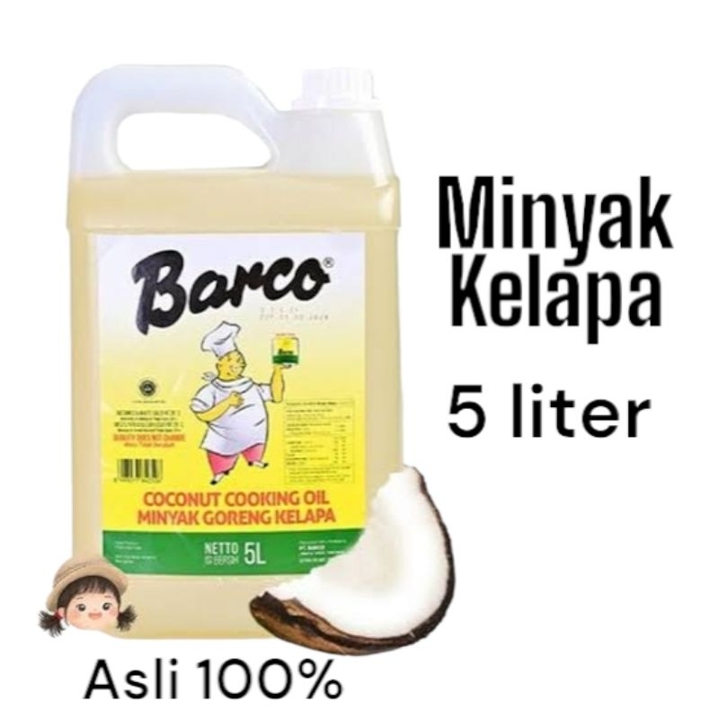 Jual Minyak Goreng Kelapa Original Barco Liter Shopee Indonesia