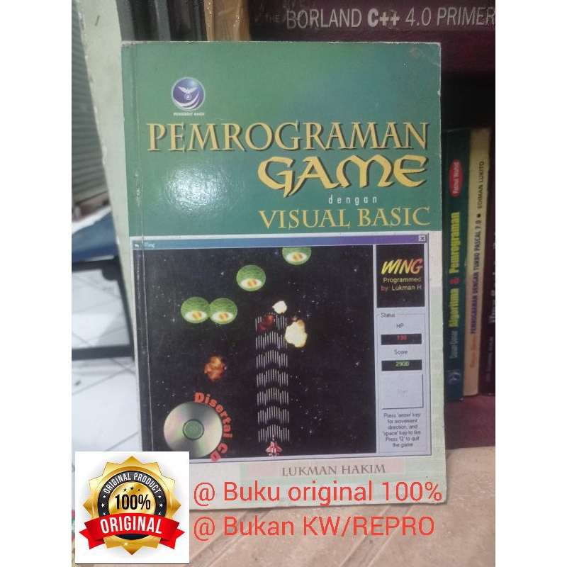 Jual Buku Original Pemrograman Game Dengan Visual Basic + Cd | Shopee ...