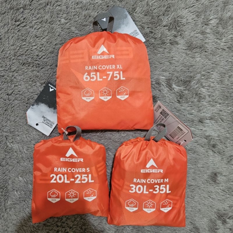 Jual COVERBAG E I G E R RAINCOVER | Shopee Indonesia