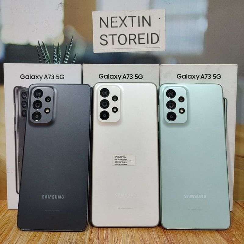 Jual SAMSUNG GALAXY A73 5g 8/256 SECOND Fullset likenew | Shopee Indonesia