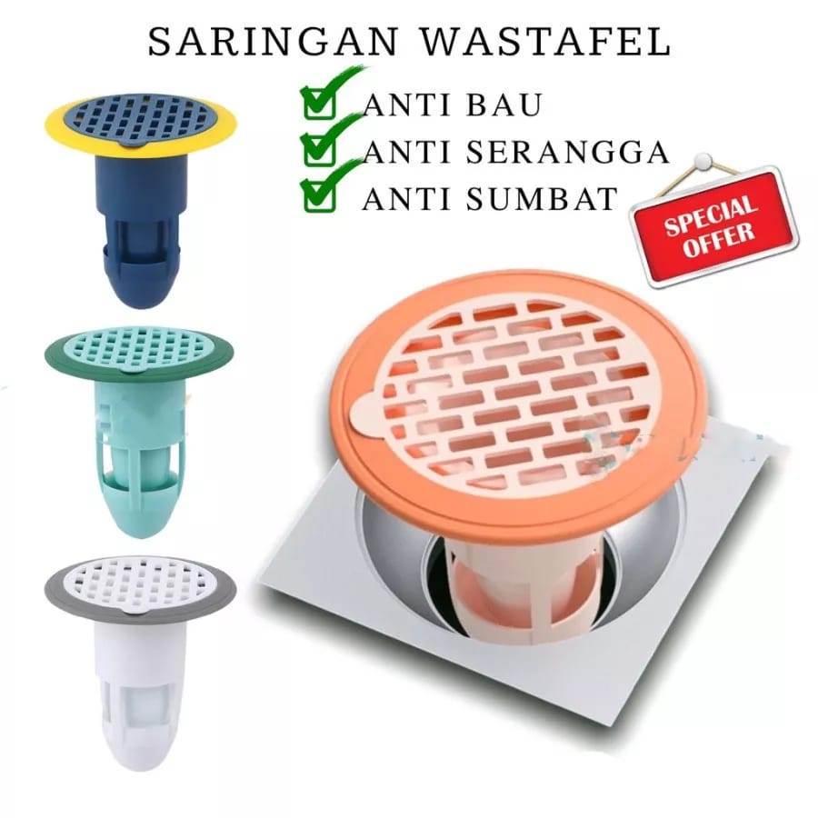 Jual Saringan Penutup Lubang Pembuangan Air Got Kamar Mandi / wastafel