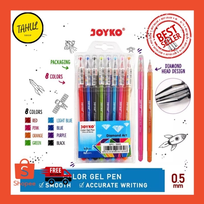 joyko Color Pen Color Gel Pen GPC-296 (Diamond Art)