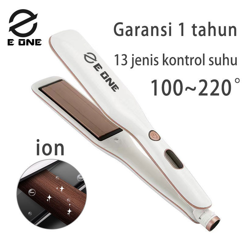 Jual E ONE catokan rambut smoothing ion 2in1 curly dan lurus catok ...
