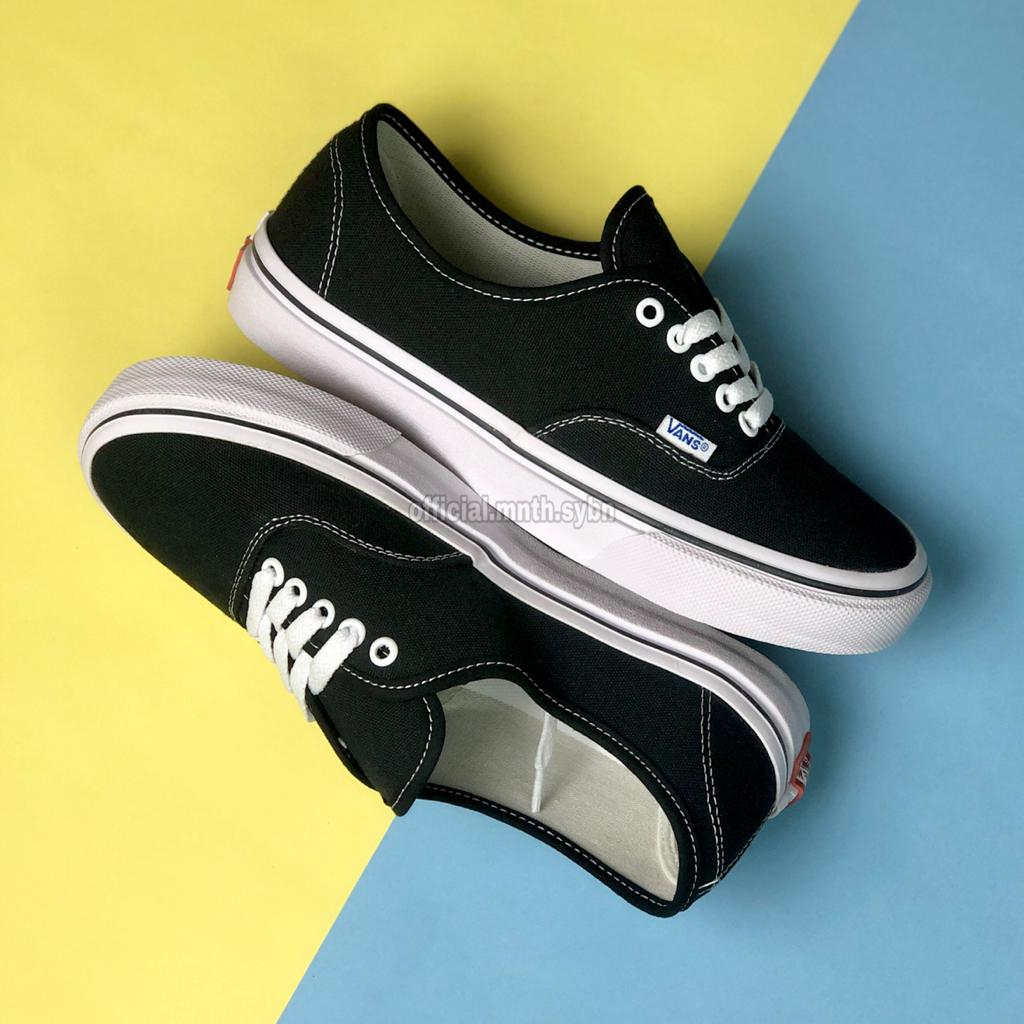 Sepatu vans clearance authentic black white