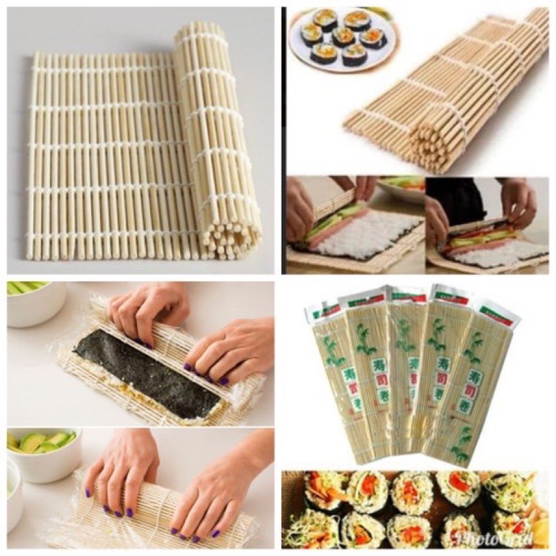 Jual silicone sushi roller mat .alas silicon penggulung sushi - Jakarta  Pusat - Suparmi Shop