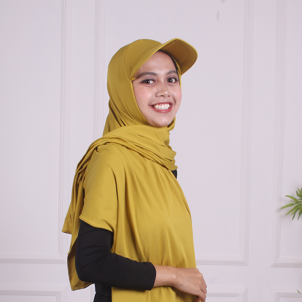 topi hijab sport