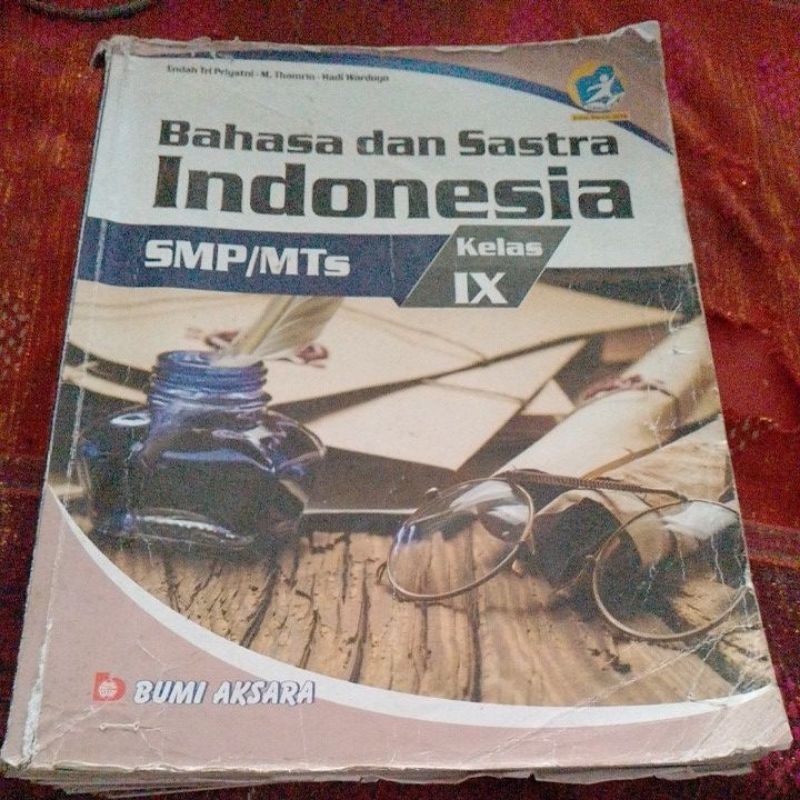 Jual Buku Bahasa Dan Sastra Indonesia Kelas Lx Smp | Shopee Indonesia